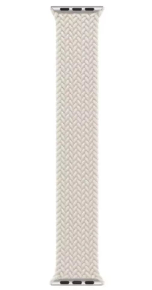 APPLE WATCH BAND BRAIDED SOLO LOOP 41MM SIZE ONE - STARLIGHT - Like New