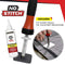 BELL AND HOWELL NO STITCH HANDHELD HEAT IRON INCLUDES REPAIR HEM FIX, BLACK/RED - Like New