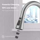 APPASO 3 IN 1 FAUCET WITH WATER FILTER - BRUSHED NICKEL - Like New