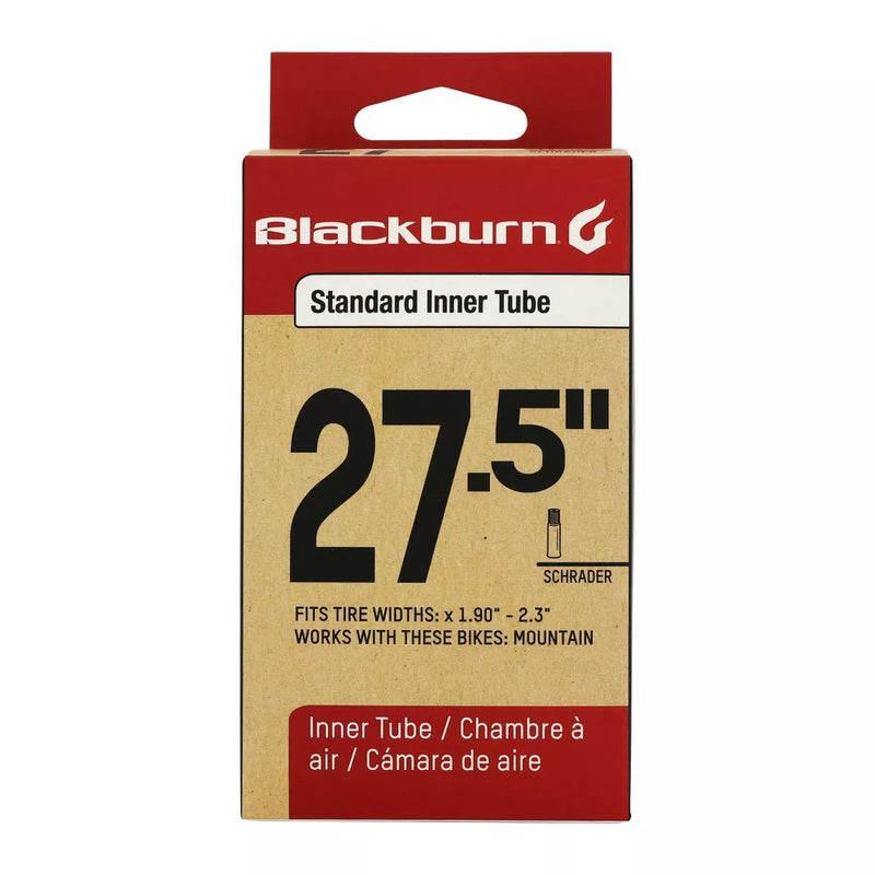 BLACKBURN 27.5" STANDARD BIKE TUBE - BLACK - Brand New