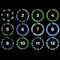 BRIGHTZ SHAPEBRIGHTZ LED BIKE SPOKE LIGHT MOTION 12 PATTERNS - MUTICOLOR - Like New