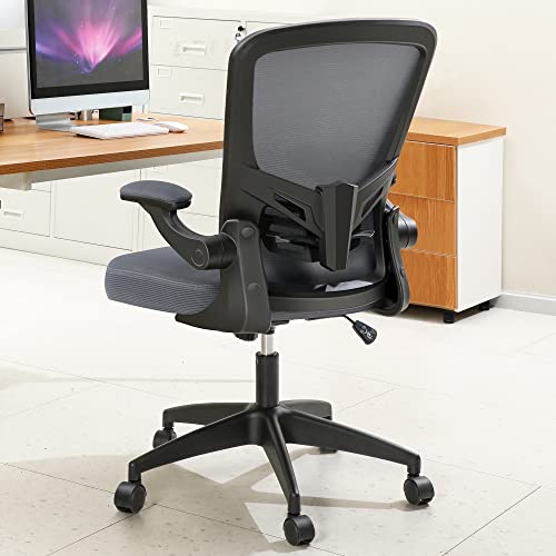 FELIXKING OFFICE CHAIR ERGONOMIC DESK CHAIR ADJUSTABLE HEIGHT - DARK GRAY - Like New