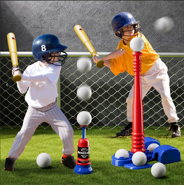 Bennol T Ball Set Toys for Kids 3-8, Kids Baseball Tee, Auto Launcher (988-633A) Like New