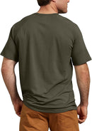 DICKIES MENS PERFORMANCE COOLING TEE SS600 - SIZE: MEN 3XL - MOSS GREEN - Brand New