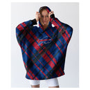 PEGASUS - BUFFALO BILLS 34" X 34" DIGITAL DASH SHERPA HOODED FAN CAPE - Brand New
