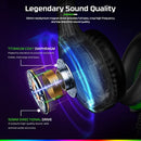 Fachixy FC100 Gaming Headset with Microphone, RGB Light, Computer Gaming - Like New