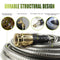 RELXITL 50FT METAL GARDEN HOSE - YELLOW - Like New