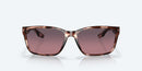 COSTA DEL MAR PALMAS SUNGLASSES CORAL GLASS XL 57-17 - CORAL TORTOISE/ROSE - Like New