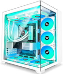 KEDIERS PC Case - ATX Tower Glass Gaming Computer Case, C590 - NO ARGB Fans - Brand New