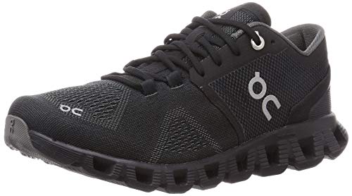 40.99701 On Running Women's X Cloud 2 Sneakers Black/Asphalt Size 8.5 - Like New