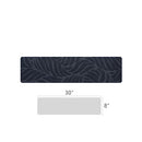 ESUPPORT NON-SLIP STAIR TREADS CARPET MAT RUG 8 * 30" LEAF PATTERN - GRAY - Brand New