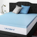 Lauraland 2-Inch Mattress Topper Twin Ventilated Design Foam Topper B07SV5MW13 - Brand New