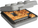 WAFFLE WOW! BUILDING BRICK GREY WITH 2 CONSTRUCTION - DELUXE GRAY Like New