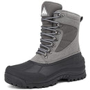 Mishansha Snow Boots Duck Boots Insulated Cold Weather Grey Size 11 Men - Brand New