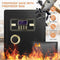 RXUJYC ‎7D-9C5I-TPEO 2.3 Cub Home Safe Fireproof Waterproof - Gold/Black - Like New