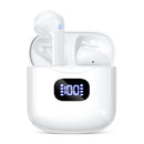 KTGEE TRUE WIRELESS EARBUDS BLUETOOTH 5.3 40HRS PLAYBACK T08 - WHITE - Like New