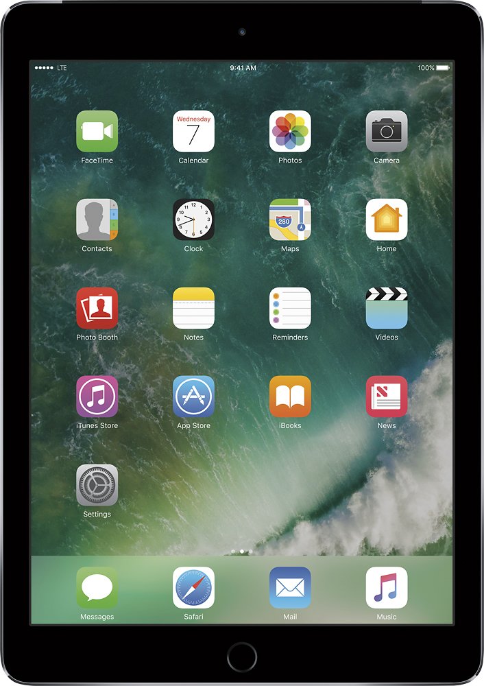 Apple iPad Air 9.7" Wi-Fi + LTE 16GB ME991LL/A - SPACE GRAY - Like New
