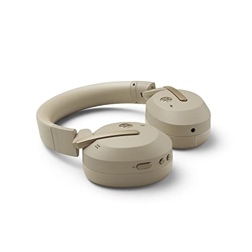 YAMAHA YH-E700B WIRELESS OVER-EAR NOISE-CANCELLING HEADPHONES - BEIGE - Like New