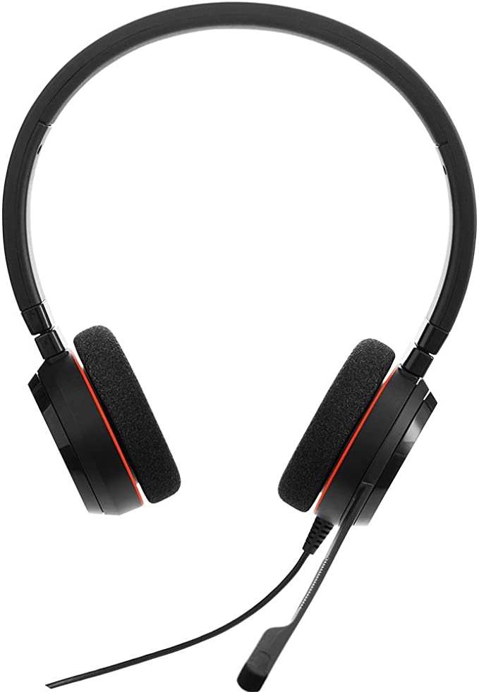Jabra Evolve 20 Stereo UC Headset 100-55900000-02 - Black - Brand New