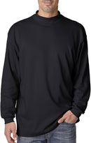 8510 Ultraclub Adult Interlock Long Sleeve Mock Turtle Neck New