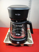 MR. COFFEE BVMC-SC12BL1-2 12 CUP COFFEE MAKER - BLACK - Like New
