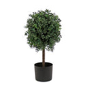 NATIONAL TREE COMPANY 24 IN ARTIFICIAL BOXWOOD SINGLE BALL TOPIARY - GREEN - Like New
