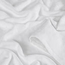 VINCE CAMUTO CLASSIC 100% BASKET WOVEN COTTON FULL/QUEEN BLANKET - WHITE - Like New