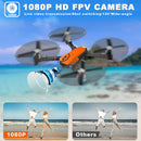 ORKNELY Drone Camera WiFi 1080P HD Camera FPV Live Video X-PACK-7 - ORANGE - Like New