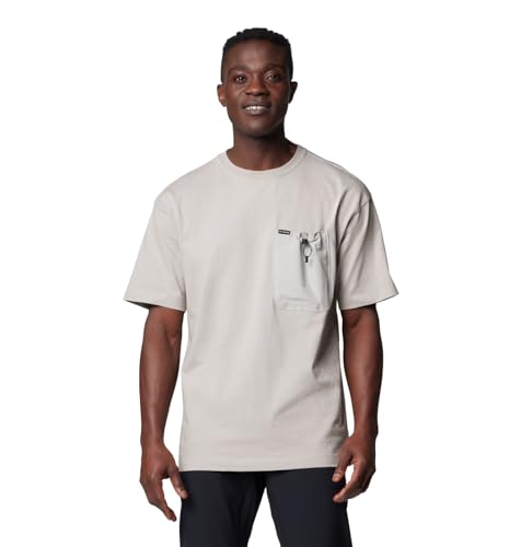 AM5099-027 COLUMBIA MEN'S LANDROAMER POCKET T-SHIRT FLINT GRAY SIZE XL - Brand New