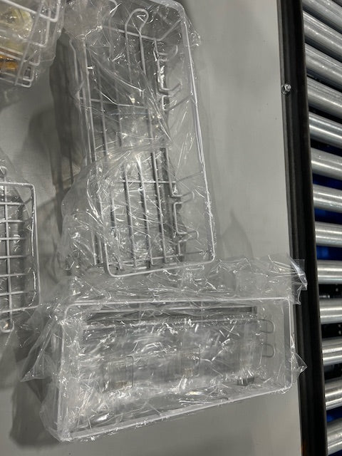 GENERIC BATHROOM SHELF 5 PIECE SET - WHITE - Like New