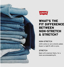 LEVI'S® WOMENS MID RISE CLASSIC STRAIGHT JEAN - SIZE: WOMEN 30X30 - COBALT HAZE - Brand New