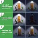 TRYME 118LEDS SOLAR LIGHTS OUTDOOR LIGHTS SECURITY LIGHT 3 MODES 2 PACK BLACK - Like New