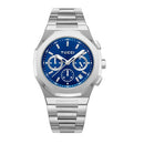 TUCCI MEN'S 40MM ITALY LUSSUOSO STAINLESS STEEL WRIST WATCH BLUE/STAINLESS STEEL - Like New