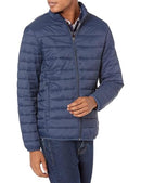 AMAZON ESSENTIALS MENS LIGHTWEIGHT PACKABLE PUFFER JACKET - COLLEGIATE NAVY 5XL - Brand New