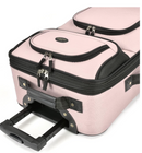 U.S. Traveler Rio Rugge Fabric Expandable Luggage Set One Size PINK US5600P Like New