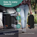 HOMGAVA COLLAPSIBLE FOLDING WAGON - BLACK - Like New