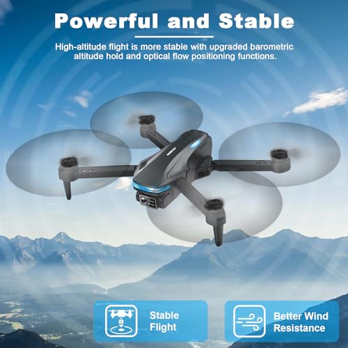 Loiley Drone Camera Adults 1080P FPV Kids Selfie 2 Batteries S29 - Dark Grey Like New