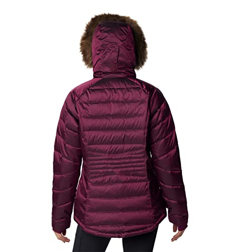 COLUMBIA WOMEN'S LAY D DOWN III JACKET, MARIONBERRY LIQUIFIED SHEEN, SIZE XL - Brand New