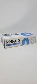 PPE-AID NITRILE EXAM GLOVES, SMALL, 100 GLOVES - Brand New