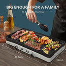 GREECHO Portable Induction Cooktop 2 Burner Griddle 1400W B09SB6XY2R - White - Brand New