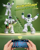 Ruko 1088 Large Robot Toys STEM Programmable Remote Control Robot - Green - Brand New
