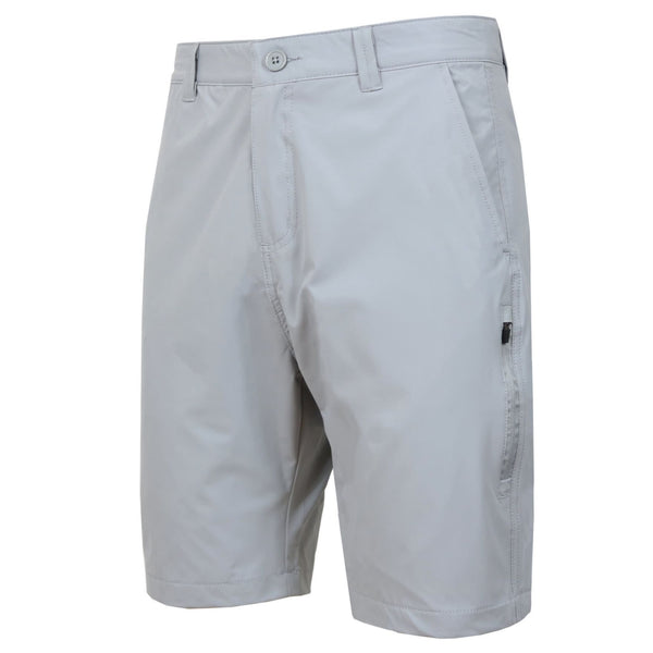 JUMP START MEN’S 6-POCKET ALL MOTION STRETCH UTILITY SHORTS - SIZE: 40 - GRAY - Brand New