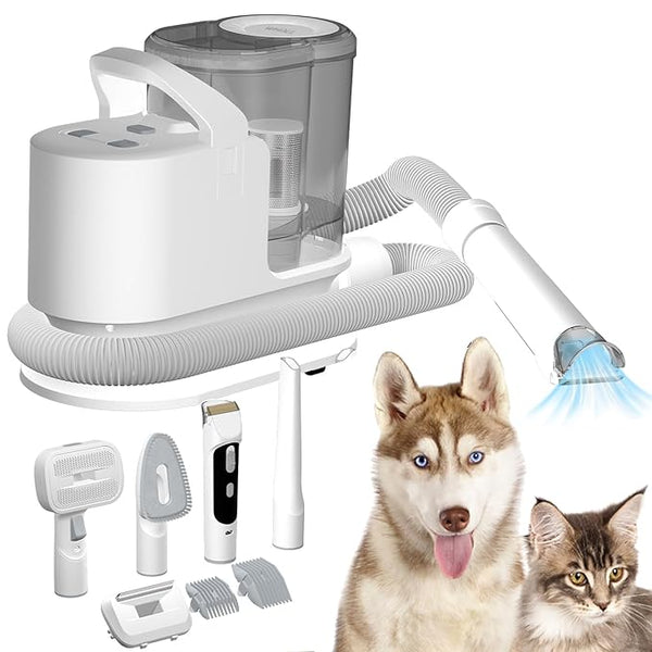 Whall Pet Vacuum 3 Mode Suction 2.3L Dust Cup 5 in 1 Grooming - Scratch & Dent