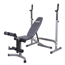 Body Champ Weight Bench with Leg Extension 2-Piece Combo Adjustable Bench Press - Like New