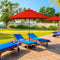CALIFORNIA UMBRELLA 9-FT NO-TILT MARKET PATIO UMBRELLA - BLACK - Like New
