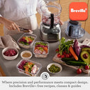 BREVILLE SOUS CHEF 9 CUP FOOD PROCESSOR SMALL - BRUSHED STAINLESS STEEL BFP610 - Like New