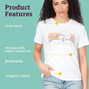 MARMOT WOMEN'S LOGO T-SHIRTS - SIZE: WOMEN L/G - BIVOUAC WHITE/PURPLE - Brand New