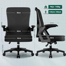 Paeceioni Airchros Office Chair, Ergonomic Fold-Up Armrests, - BLACK - Like New