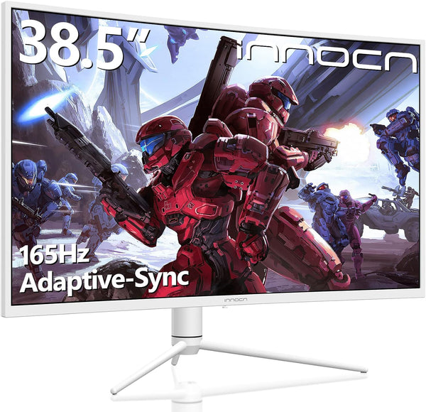 INNOCN 39G1R 39" Ultrawide Curved Gaming Monitor 165Hz QHD HDR10 99% sRGB- White - Like New