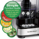 Hamilton Beach 70725A 12-Cup Stack & Snap Food Processor & Vegetable Chopper - Like New